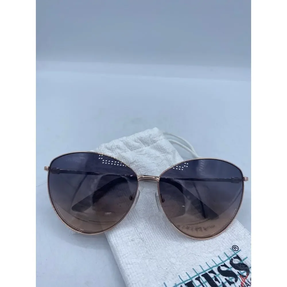 Guess GU7746 28Z White Print Rose Metal Sunglasses Frame 66 □ 14 135 +3